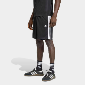 adidas Originals Men's 3-Stripes 8" Engineered Shorts, XS, Black