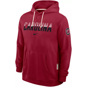 Nike Men's South Carolina Gamecocks Garnet Standard Issue Pullover Hoodie, Small, Red