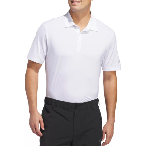 adidas Men's Ultimate365 Solid Golf Polo, Small, White