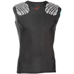Zoombang Adult Shoulder Sleeveless Lacrosse Shirt, Men's, Medium, Black
