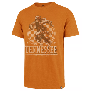 '47 Men's Tennessee Volunteers Orange Emblem Scrum T-Shirt, Small