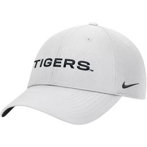 Nike Adult Missouri Tigers White Rip Stop Club Adjustable Hat, Men's