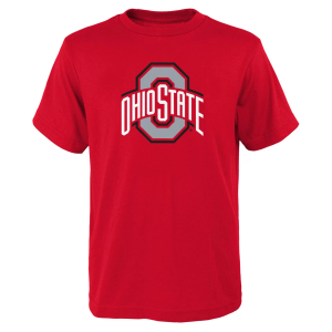 Outerstuff Youth Ohio State Buckeyes Red Primary Logo T-Shirt, Small