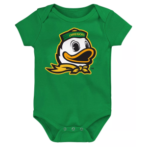 NCAA Infant Oregon Ducks Green Mascot Creeper, Boys', 12R