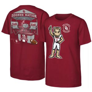 NCAA Youth Oklahoma Sooners Red Tailgater T-Shirt, Medium