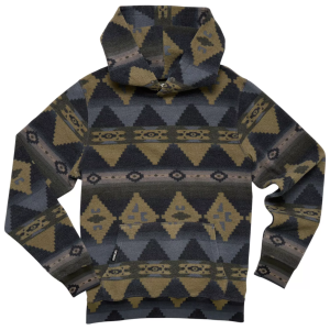 Howler Brothers Men's Tajima Hoodie, XL, Mitla Motifs/True Black