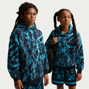 Nike Nike Kids' Ja Morant Club Fleece AOP Oversized Hoodie, Medium, Obsidian - $60.00 at DICK'S Sporting Goods