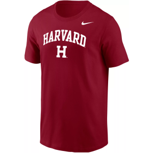 Nike Men's Harvard Crimson Crimson Arch T-Shirt, Large, Red