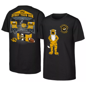 Outerstuff Youth Missouri Tigers Black Tailgaiter T-Shirt, Small