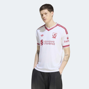 adidas Adult Liverpool FC 2026 Away Replica Jersey, Men's, Small, White