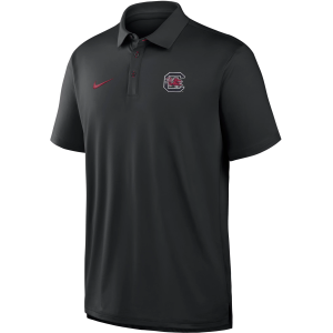 Nike Men's South Carolina Gamecocks Black Tour Gameday Polo, Small