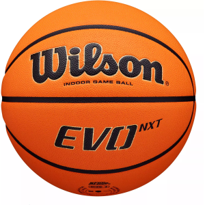 Wilson Wilson NCAA Evo NXT Game Basketball, Orange/Black - $124.99 at DICK'S Sporting Goods