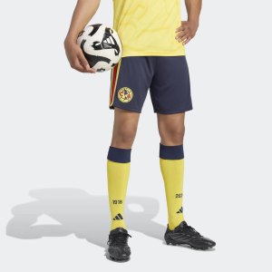 adidas Adult Club America Navy Home Replica Shorts, Men's, Medium, Blue