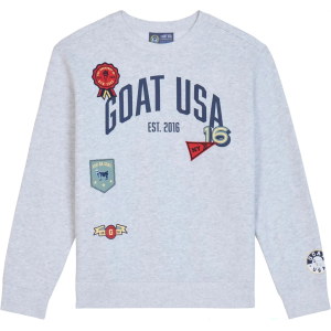 Goat Usa GOAT USA Toddler Patchwork Fleece Crewneck, Boys', 3T, Gray Heather - $45.00 at DICK'S Sporting Goods