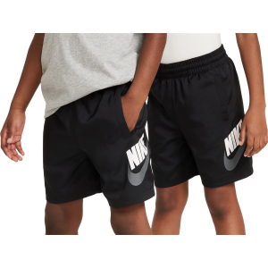 Nike Kids' Sportswear Woven Shorts, XL, Black