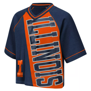 NCAA Youth Illinois Fighting Illini Navy Corner Back T-Shirt, Small, Blue