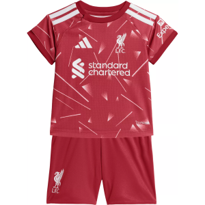 adidas Youth Liverpool FC 2026 Maroon Home Replica Jersey Kit, 9M, Red