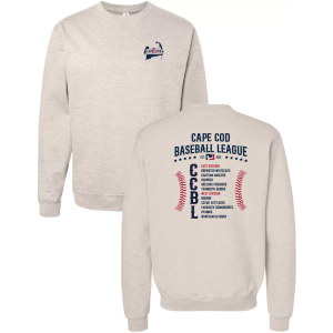 Soft As A Grape Soft As A Grape Adult Cape Cod Baseball League 2 Hit Crewneck Sweatshirt, Men's, XL, White - $50.00 at DICK'S Sporting Goods