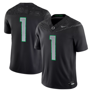 Nike Men's Oregon Ducks Black Limited Edition Jersey, Small