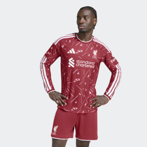 adidas Adult Liverpool Maroon 2026 Home Authentic Jersey, Men's, Small, Red
