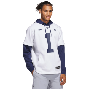 adidas Men's Penn State Nittany Lions Hoodie Jersey, Small, White