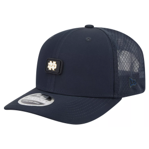 New Era Adult Notre Dame Fighting Irish Navy Micro Badge 9Seventy Adjustable Hat, Men's, Blue