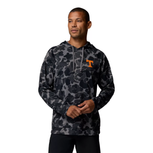 Columbia Men's Tennessee Volunteers Camo Wild Cast Hoodie, Small, Green