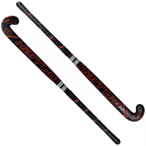 Harrow Bowie 95 Field Hockey Stick, Carbon/Black Matte/Orange