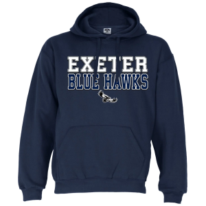 Ohiopyle Prints Ohiopyle Prints Adult Exeter High School Navy Field Hooded Sweatshirt, Men's, Small, Blue - $39.99 at DICK'S Sporting Goods