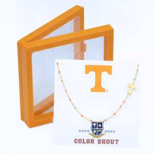Color Shout Color Shout Tennessee Volunteers Logo Necklace, Women's, Yellow - $36.00 at DICK'S Sporting Goods