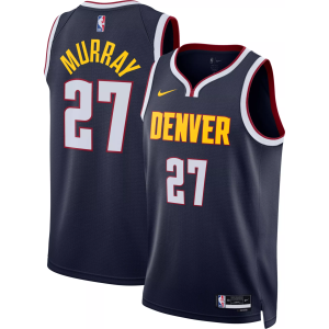 Nike Adult Denver Nuggets Jamal Murray #27 Icon Jersey, Men's, Small, Blue