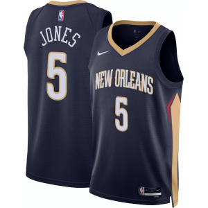Nike Adult New Orleans Pelicans Herbert Jones #5 Icon Jersey, Men's, Large, Blue