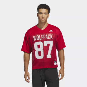 adidas Men's NC State Wolfpack Team Power Red Tailgate Jersey, Medium