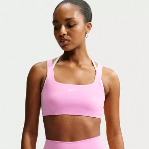 Nike Women's One Light-Support Sports Bra, Medium, Pink Rise