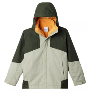 Columbia Boys' Bugaboo III Fleece Interchange Jacket, XS, Safari/Greenscape/Sunston