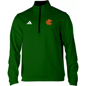 adidas Men's Colorado State Rams Green Elevated 1/4 Zip, Medium