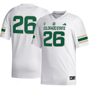 adidas Men's Colorado State Rams White Blank Replica Football Jersey, Medium
