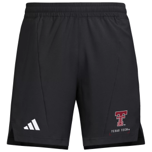 adidas Men's Texas Tech Red Raiders Black 7" Woven Shorts, Medium