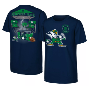 NCAA Youth Notre Dame Fighting Irish Black Tailgater T-Shirt, Medium