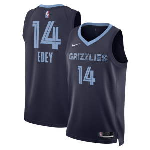 Nike Adult Memphis Grizzlies Zach Edey #14 Icon Jersey, Men's, Small, Blue