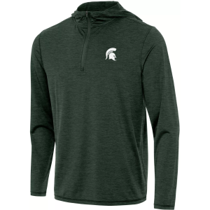 Antigua Antigua Men's Michigan State Spartans Tidy Hood 1/4 Zip, XL, Green - $84.99 at DICK'S Sporting Goods