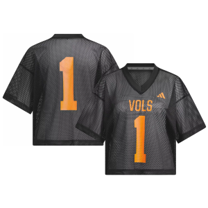 adidas Women's Tennessee Volunteers Black Sideline Jersey, Large