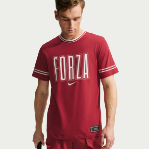 Nike Men's Jannik Sinner Dri-FIT U.S. Open Tennis T-Shirt, Medium, Team Red
