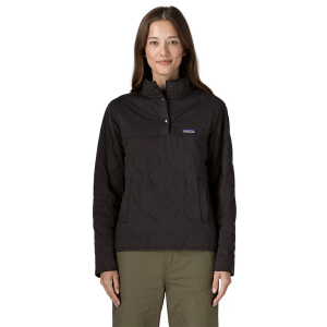Patagonia Women's Daily Quilted Snap-T Pullover, Medium, Black