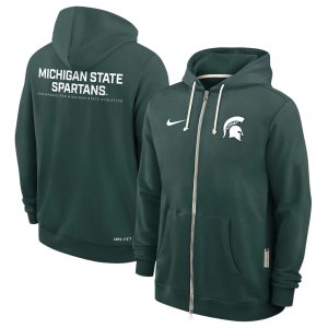Nike Nike Men's Michigan State Spartans Pro Green Dri-FIT Sideline Full-Zip Hoodie, Medium - $120.00 at DICK'S Sporting Goods