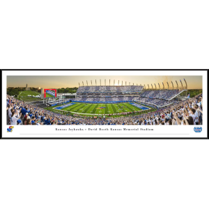 Blakeway Panoramas Kansas Football Panoramic Wall Art Standard Frame, Multi