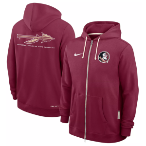 Nike Nike Men's Florida State Seminoles Team Maroon Dri-FIT Sideline Full-Zip Hoodie, Medium, Red - $120.00 at DICK'S Sporting Goods