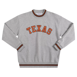 Homefield Homefield Men's Texas Longhorns Ash Tri-Stripe Crewneck Sweatshirt, XL, Gray - $95.00 at DICK'S Sporting Goods