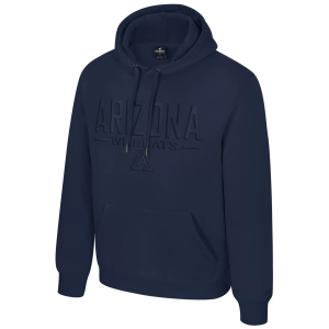Colosseum Men's Arizona Wildcats Navy Mikey Tonal Hoodie, Medium, Blue