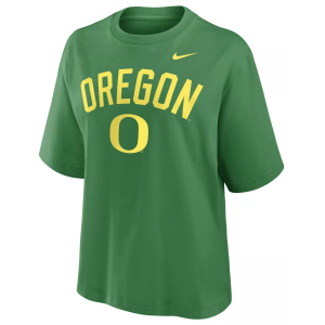 Nike Women's Oregon Ducks Apple Green T-Shirt, Small